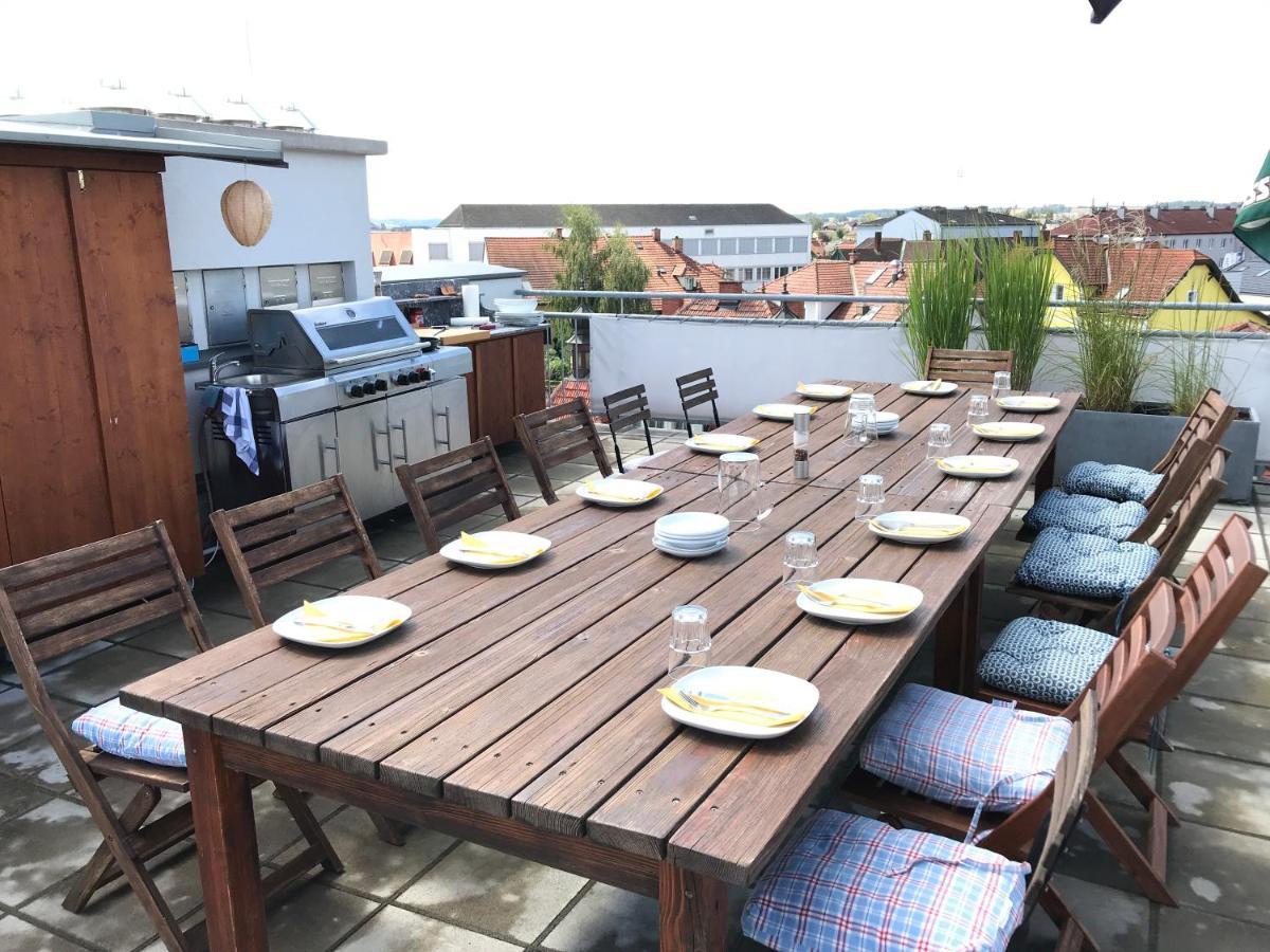 Penthouse Wohnung Am Radweg Mit Dachterasse Waidhofen an der Thaya Kültér fotó